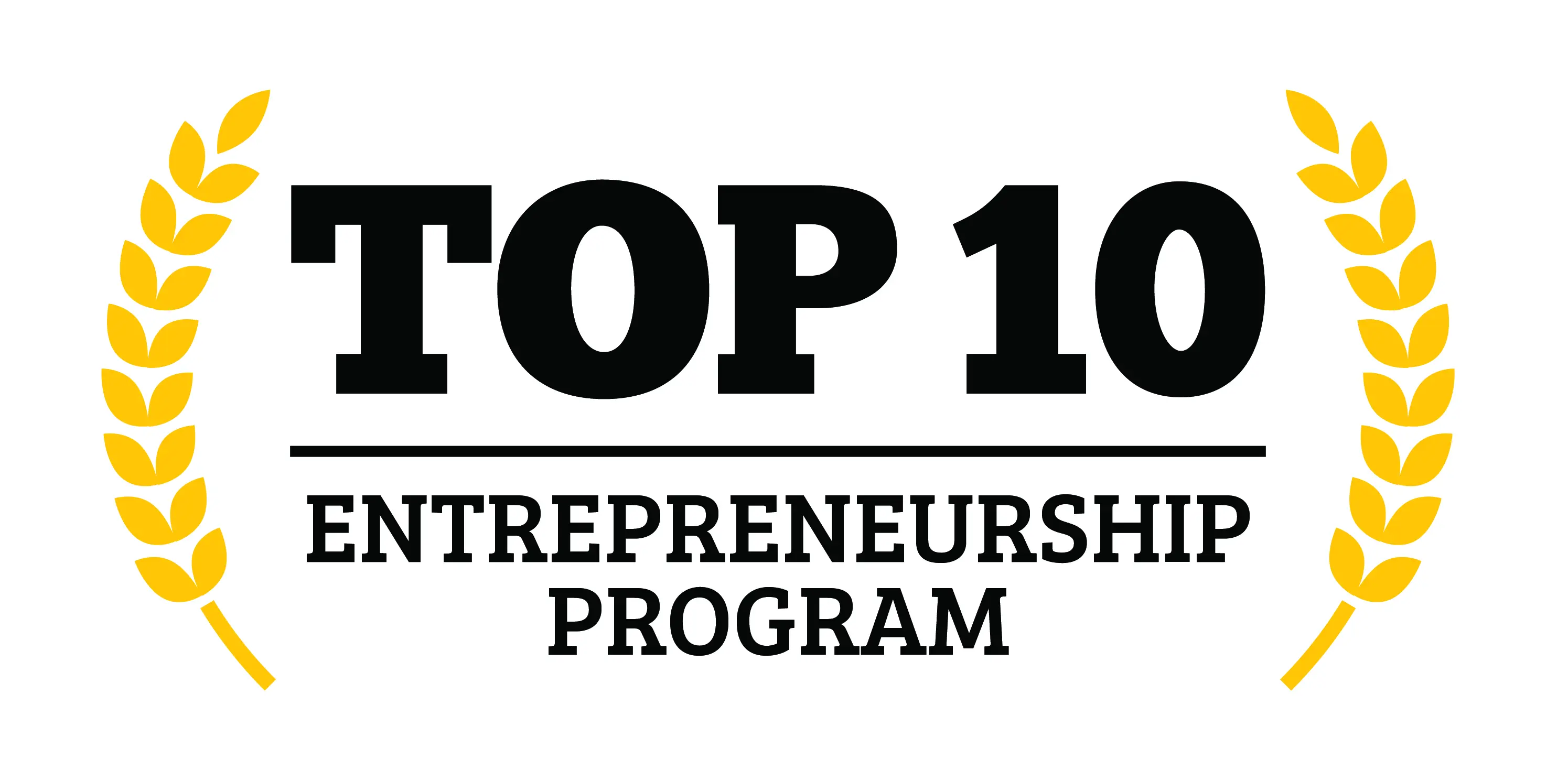 Top 10 Entrepreneurship Program badge