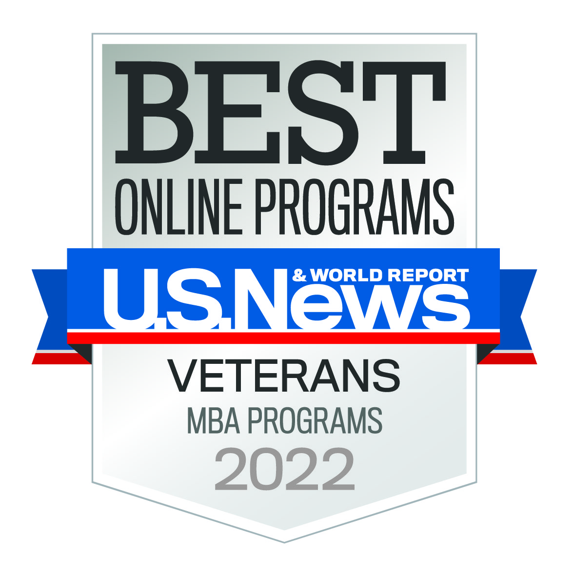 USNWR badge - best online mba programs for veterans